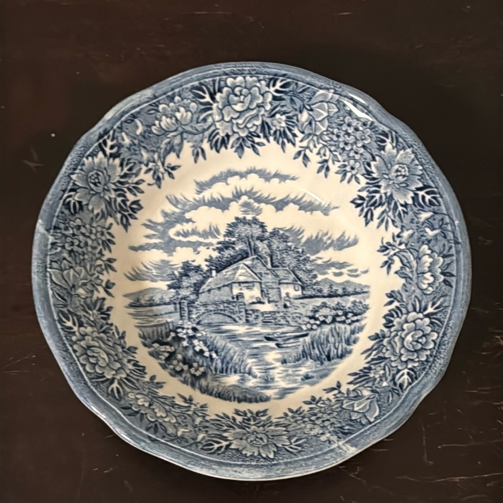 English village by Salem China Company berry bowl